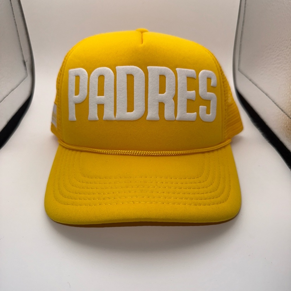 Yellow Padres Trucker Hat